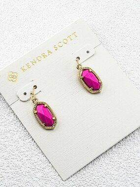 Kendra Scott Pink Turquoise Earrings